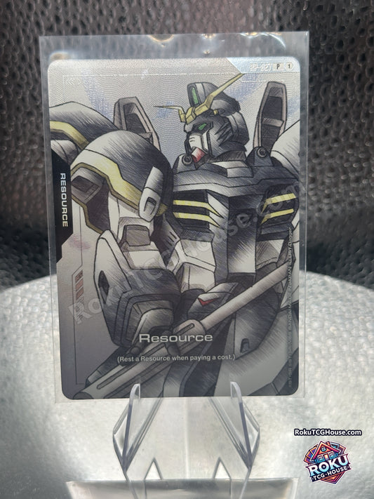Resource RP-027 Premium Accessory Set Gundam Wing holofoil promo, front
