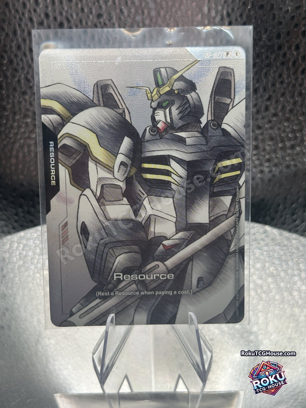 Resource RP-027 Premium Accessory Set Gundam Wing holofoil promo, front