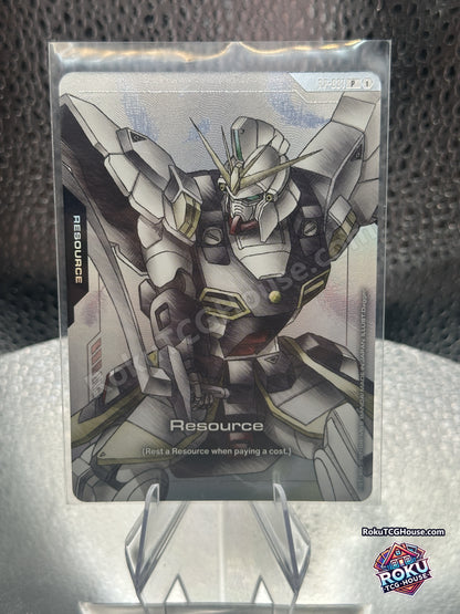 Resource RP-031 Premium Accessory Set Gundam Wing holofoil promo, front