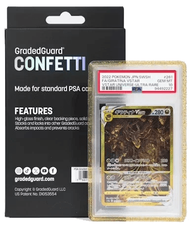 Limited Edition Graded Guard - Confetti variant packaging front view