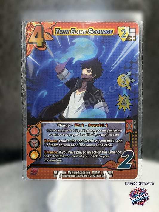 Twin Flame Scourge 005/108, Near Mint UniVersus card — front