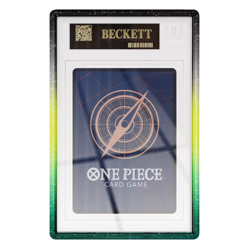 Limited Edition Graded Guard Vortex, back view with BGS slab
