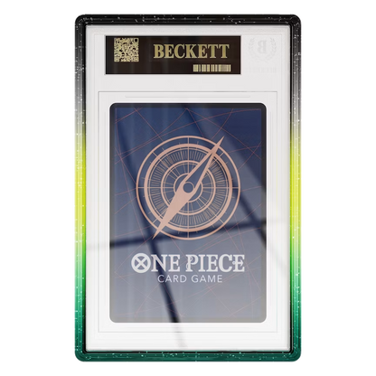Limited Edition Graded Guard Vortex, back view with BGS slab