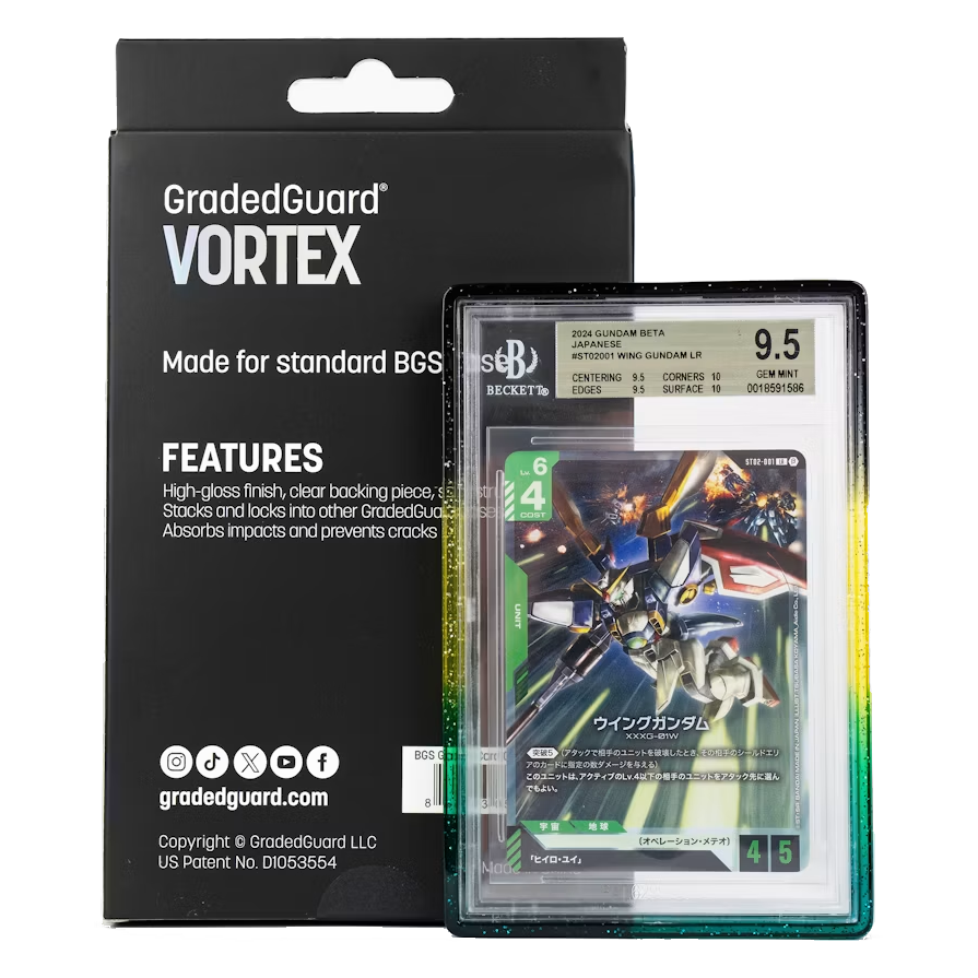 Graded Guard Vortex BGS retail box with guarded slab