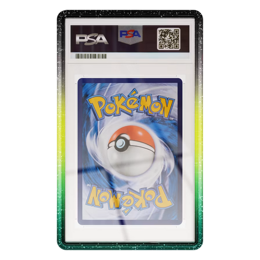 Limited Edition Graded Guard Vortex, back view with PSA slab