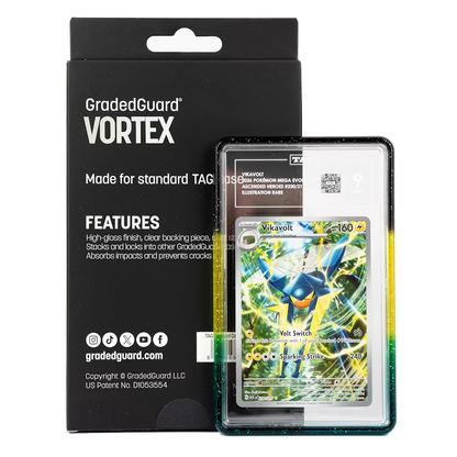 Graded Guard Vortex TAG retail box with guarded slab