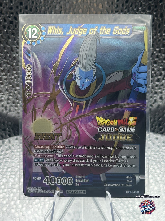 Whis, Judge of the Gods (BT1-043) - Judge Pack Vol.14, front